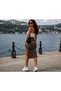 Skirt Midi Length Below the Knee Stylish Clothing Style Wrinkled Crepe - 2