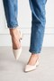 Mooien - 5cm Women's Heeled Shoes Patent Leather Beige - 3
