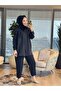 3226 قميص مطرز بالأحجار باللون الأسود - 2