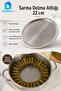 Stainless Steel Wrap-Around Cooking Mat 22 cm – Perforated Cooking Base for Pots - 2