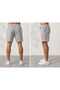 Men's Relaxed Fit Shorts 3-Pack Black Gray Navy Blue - 7