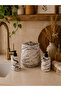 Decorative Marble Pattern Bohemian Style 3-Piece Kitchen Set Countertop Trash Can Liquid Soap Dispenser and Dishwashing Liquid Dispenser Set