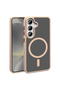Galaxy S25 Plus Case Magsafe Supported Camera Raised Silicone Matte Anti-Fingerprint Senk