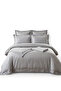 Premium 100% Cotton Satin Double 6-Piece Duvet Cover Set (with Sheets) - 6
