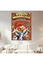 Woody Woodpecker Wall Covering Wall Tapestry First Quality Satin Fabric Poster - 2