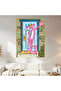 Pink Panther Wall Covering Wall Tapestry First Quality Satin Fabric Poster - 2