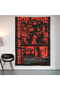 One Piece Straw Hat Pirates Wall Covering Wall Tapestry First Quality Satin Fabric Poster