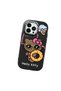 iPhone 12 Pro Compatible Case with Camera Protector Black Silicone Couple Phone Case with Kitty Pattern - 3