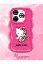 Infinix Smart 8 Plus Compatible Case Camera Protector Red Silicone Couple Phone Case Kitty Pattern - 2
