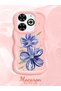 Infinix Smart 8 Plus Compatible Case Camera Protector Pink Silicone Couple Phone Case Floral Pattern - 2