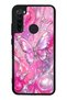 Xiaomi Redmi Note 8 Pink Prism Butterfly Design Glossy Phone Case