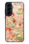 Samsung A57 Blush Matcha Garden Design Glossy Phone Case