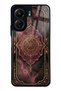 Xiaomi Redmi 13C Rosewood Ottoman Medallion Design Glossy Phone Case