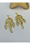 Forged Plate Earrings (Brass Plated) - 2