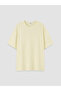 Lcwaikiki Curve Yellow Plus Size Women's T-Shirt - 5