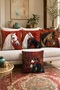 Ethnic Themed Horses Patterned 4-Piece Throw Pillow Cover Set - 2