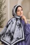 Sapphire Flower Pattern Shawl Series Black