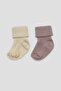Newborn Baby Girl Basic Premium Cotton Booties Socks Set - 4