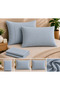 2-Piece Pillowcase with Cover 50X70 cm Cotton Textured Soft Fabric Pillowcase Envelope Model Without Zipper - 2