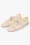 Women's Luma Butter Yellow Mesh Bowknot Ballerinas - 3