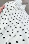 Polka Dot Wrinkled Dress 6Y359 - 4