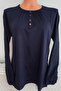 Er Clothing Summer Combed Cotton Blouse Long-Sleeve Crew Neck Elastic Cuff Laci - 2