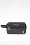 Pltrs26039 Black Men's Hand and Shaving Bag – Water-Resistant, Stylish and Practical Design