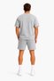 Men's Gray Summer Sports Shorts with Cotton Pockets, Elastic, Casual Comfortable Fit - 3