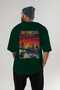 San Francisco California Green Oversize Country City Back Printed Unisex T-Shirt 100% Cotton Premium - 5