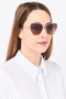Women LJ159S Cat Eye Sunglasses, Gold - 2