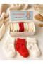 Organic Cotton Unisex 5-Piece Boxed Premium Newborn Baby Socks