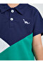 Boys Color Block Polo T-Shirt And Shorts Set - 3