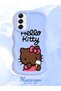 Samsung Galaxy A14 5g Compatible Case Camera Protector Blue Silicone Couple Phone Case Kitty Pattern - 2