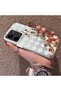 Redmi 15C 4g Compatible Silicone Edge Hard Back Case Couple Phone Case with Floral Pattern - 2