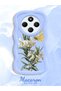 Redmi 14C Compatible Case Camera Protector Blue Silicone Couple Phone Case Butterfly Pattern - 2