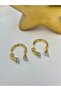Luck Horseshoe Hoop Earrings (Steel)