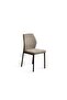 HALSEY DINING CHAIR - BROWN BLACK - 6