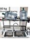 Dish Drying Rack Over Sink, Drainer Shelf for Kitchen Supplies Storage Counter Organizer Utensils Holder Stainless Steel Display- Kitchen Space Save Must Have - 6
