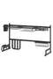 Over The Sink Dish Drainer Drying Rack Black