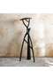 Accent Sculpted LED Resin Floor Lamp 65x180cm - Black - 3