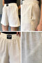 Stone Women's Linen Shorts - 5