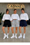 3-Piece Shorts for Women (Black-Grey-Navy Blue) Oversize Summer Shorts Anti-Sweat