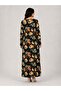 Long Sleeve Printed Pocket Long Women's Dress - 2