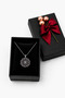 Miore Colorful Zircon Stone Flower Patterned Silver Color Women's Necklace - 2