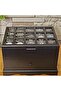Wooden Black 12 Compartment Watch 5 Compartment Glasses Box Decorative Storage Box Organizer - 2