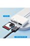 قارئ بطاقات SD 3 في 1 مع محول OTG ومنفذ USB 2.0 متوافق مع ماك بوك برو والكمبيوتر المحمول والكاميرا والهاتف المحمول - 2