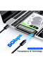علبة قرص صلب خارجي بيضاء بسرعة 5 جيجابت في الثانية، صندوق تخزين 2.5 بوصة SSD SATA إلى USB 3.2 مع محول 5 جيجابت في الثانية - 5
