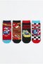 Licensed Cars Cars 4-Pack Boys' Booties Cotton Socks Daily Socks Gift Socks Cute Hero Socks Cr22858