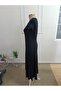 Women's Short Sleeve V-Neck Long Viscose Dress - 5