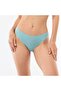 سراويل داخلية من الألياف الدقيقة والدانتيل باللون الأزرق - 2